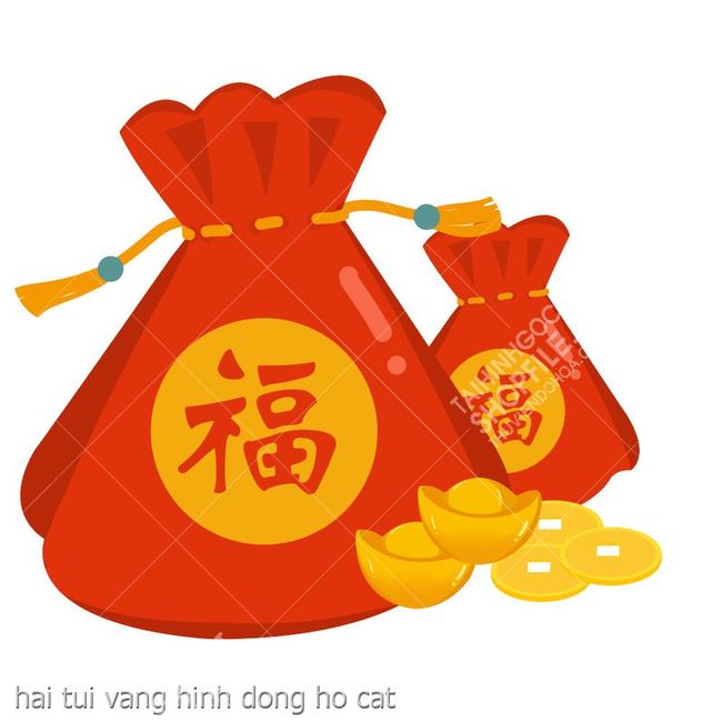 hai tui vang hinh dong ho cat